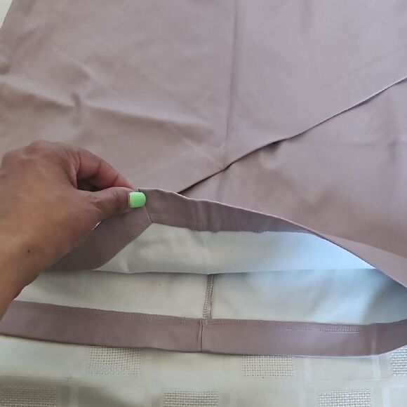 Dynamite Pink Mini Wrap Skirt Asymmetrical Slit - Picture 3 of 16